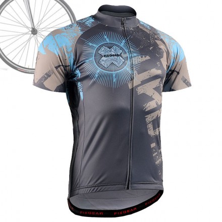 "THE OFFERING" - FIXGEAR Short Sleeve Cycling Jersey.