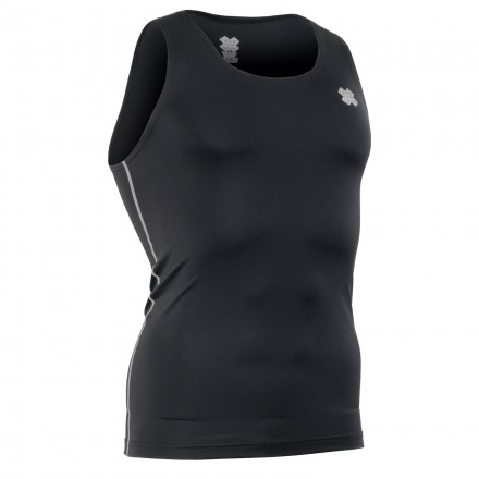 "BLACK FIX" Tirantes - Camiseta Técnica de Compresión Segunda Piel FIXGEAR.