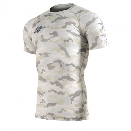 "CAMO Y" - Camiseta Técnica de Compresión Manga Corta FIXGEAR.