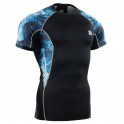 "Aura Azul" - Camiseta Técnica de Compresión Segunda Piel FIXGEAR.