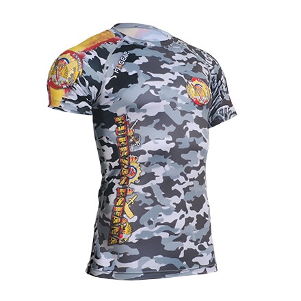 Camiseta Técnica Manga Corta Gris UNISEX TEAM FUERZAS ESPAÑA