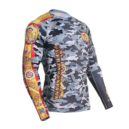 Camiseta Técnica Manga Larga Gris UNISEX TEAM FUERZAS ESPAÑA