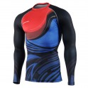 "RED & BLUE FIX" - FIXGEAR Second Skin Technical Compression Shirt .