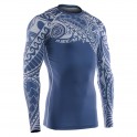 "TATTOO BLUE" - Camiseta Técnica de Compresión Segunda Piel FIXGEAR.