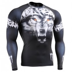 "Wolf Team" - FIXGEAR Second Skin Technical Compression Shirt .