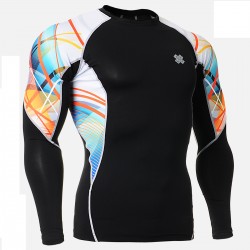 "Ribbons" - FIXGEAR Second Skin Technical Compression Shirt.